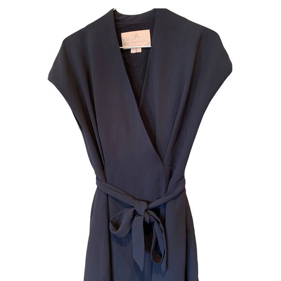 GAL MEETS GLAM COLLECTION Audrey Wrap Dress Size 4 - Picture 6 of 10